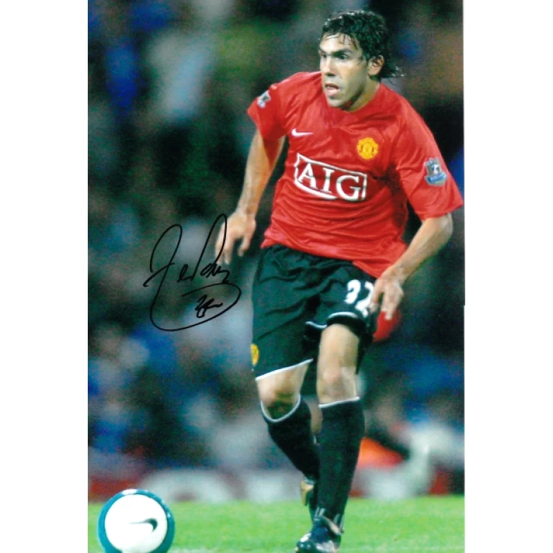 Carlos Tevez autograph