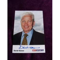 David Gower autograph