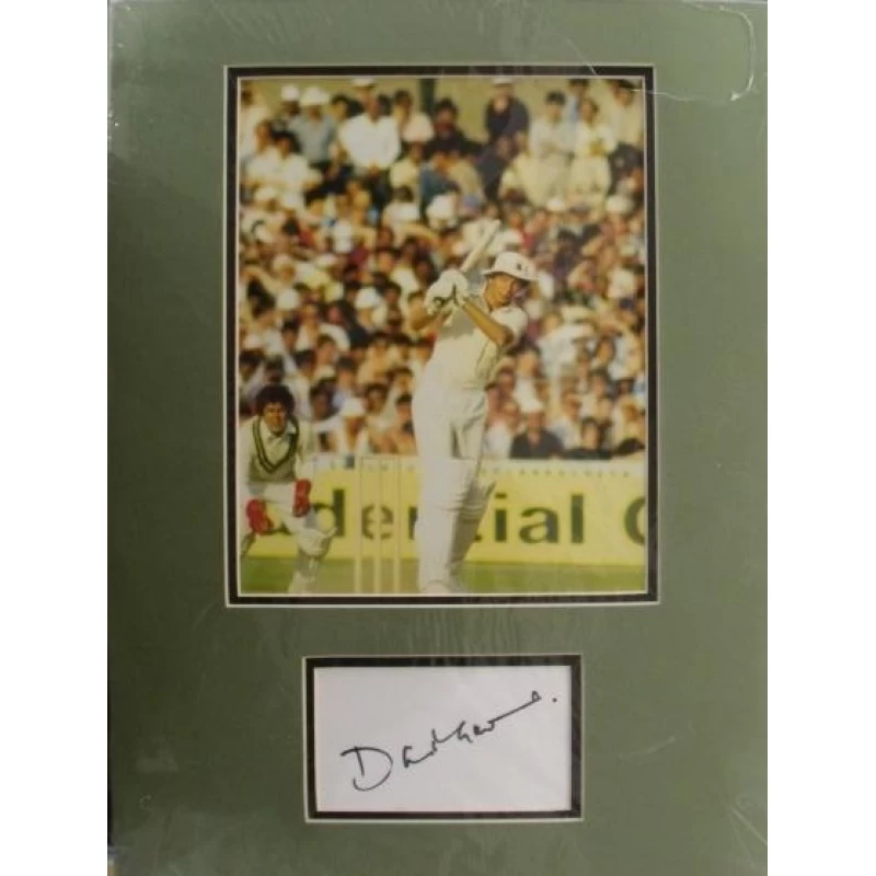 David Gower autograph