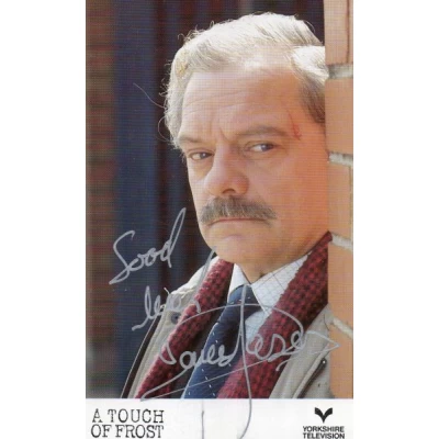 David Jason autograph AFTAL 1 (A Touch of Frost)