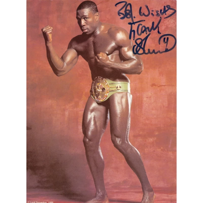 Frank Bruno autograph