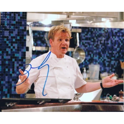 Gordon Ramsay autograph AFTAL