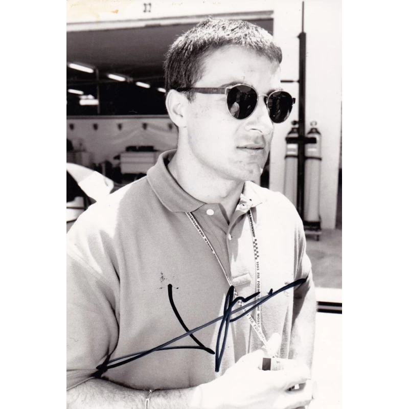 Jean Alesi autograph
