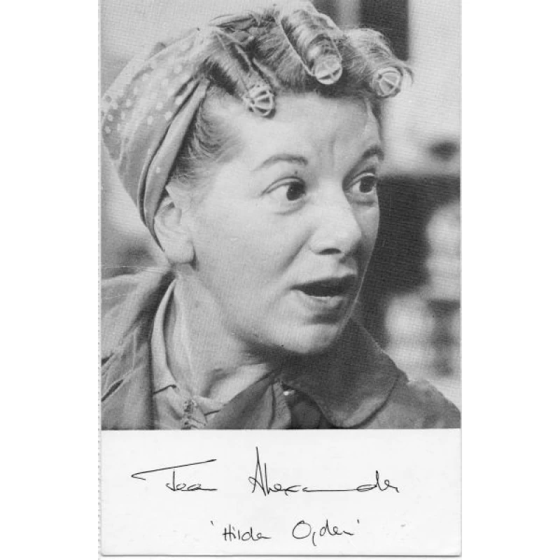 Jean Alexander autograph