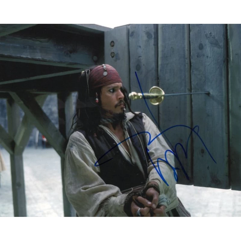 Johnny Depp autograph