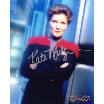 Kate Mulgrew autograph AFTAL (Star Trek)