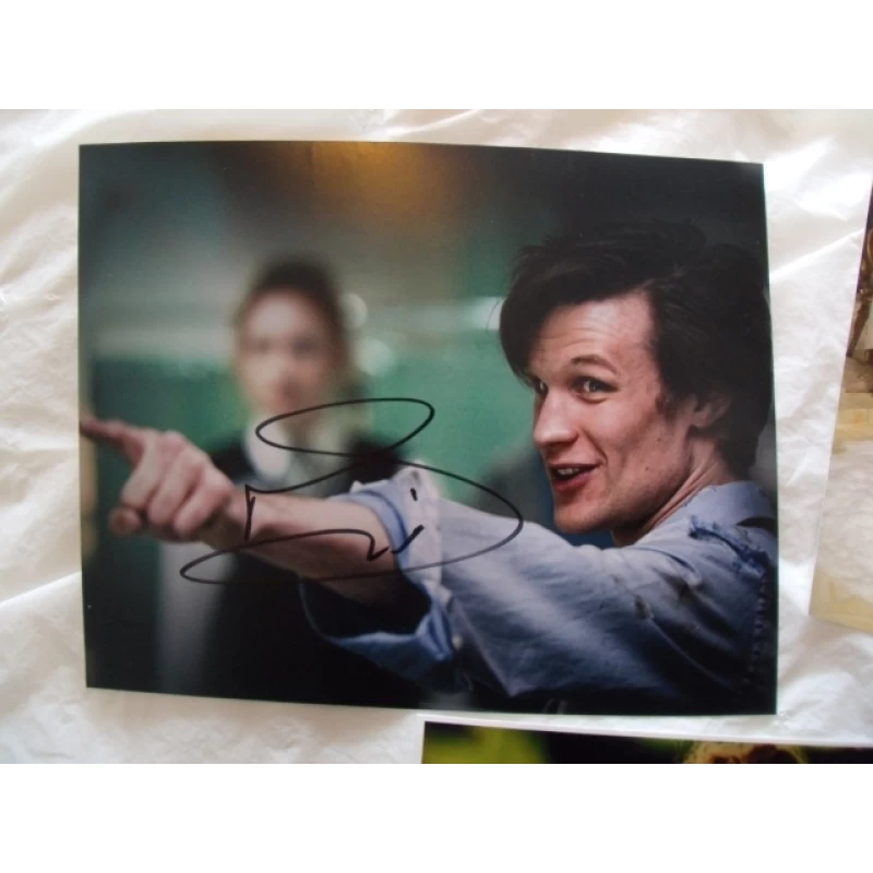 Matt Smith Dr Who autograph
