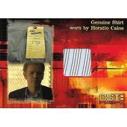 David Caruso Costume Card (CSI: Miami) autograph