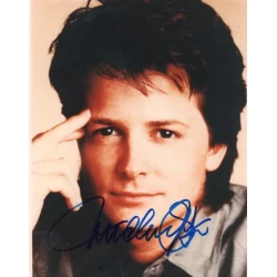 Michael J Fox autograph