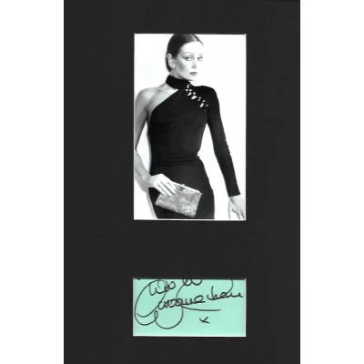 Lorraine Chase autograph AFTAL 1 (Emmerdale)
