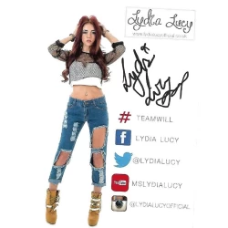 Lydia Lucy autograph