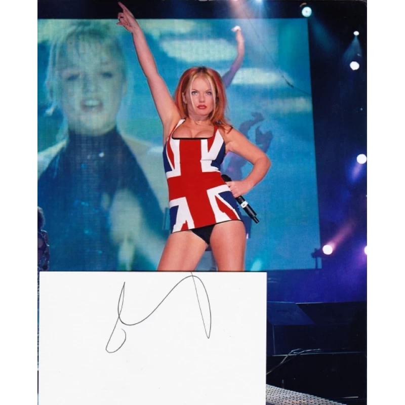 Geri Halliwell autograph