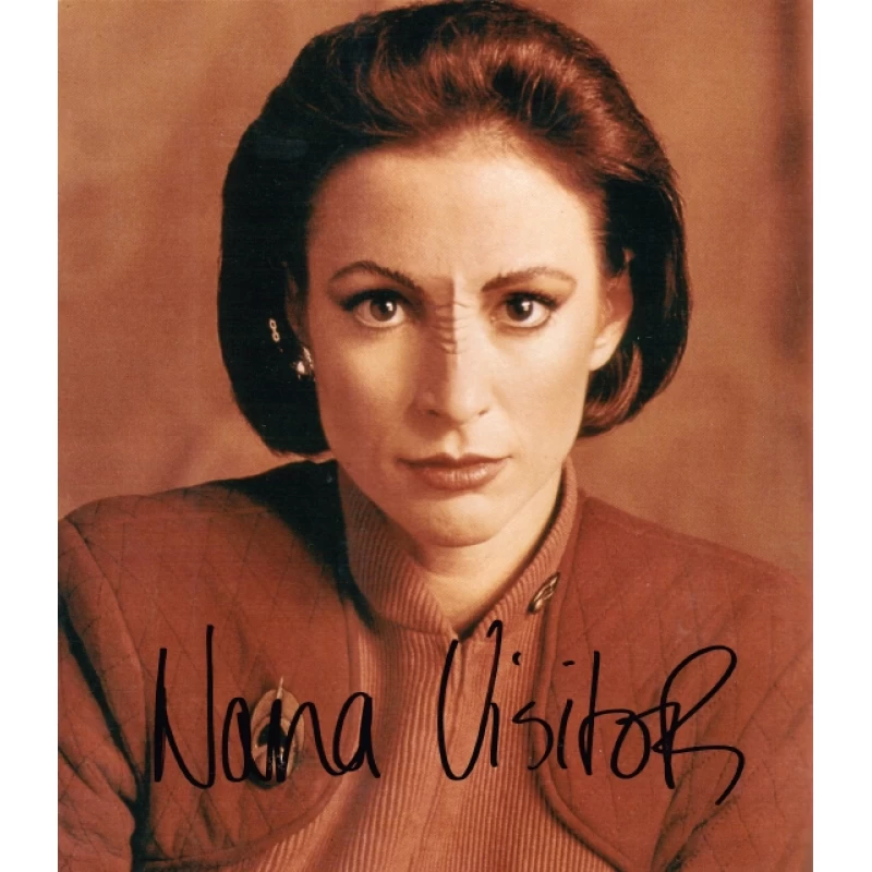 Nana Visitor autograph