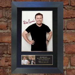 Ricky Gervais Pre-Printed autograph (The Office)