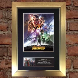Avengers: Infinity War cast Pre-Printed autograph