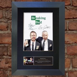 Bryan Cranston and Aaron Paul Pre-Printed autograph 1 (Breaking Bad)