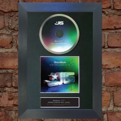 JLS Pre-Printed autograph (Goodbye The Greatest Hits)