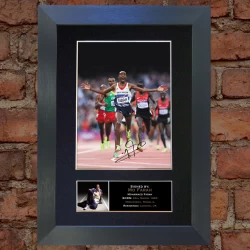 Mo Farah Pre-Printed autograph