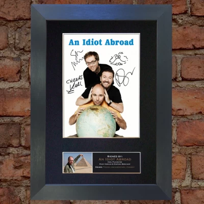An Idiot Abroad presenters Pre-Printed autograph