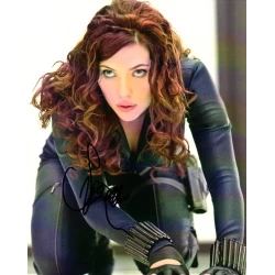 Scarlett Johansson autograph AFTAL (Marvel The Avengers)