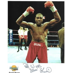 Frank Bruno autograph