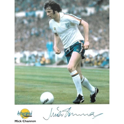 Mick Channon autograph AFTAL (England; Southampton)
