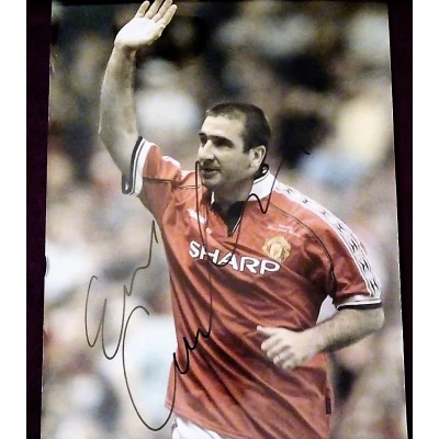 Eric Cantona autograph AFTAL 3 (Man Utd; France)