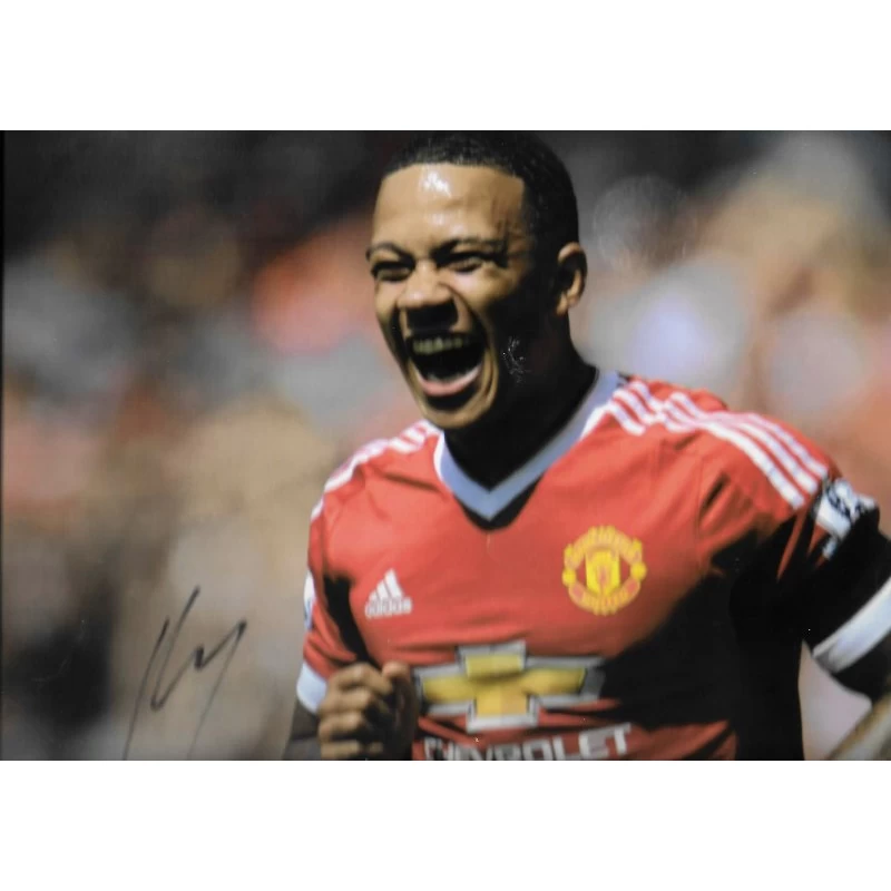 Memphis Depay autograph