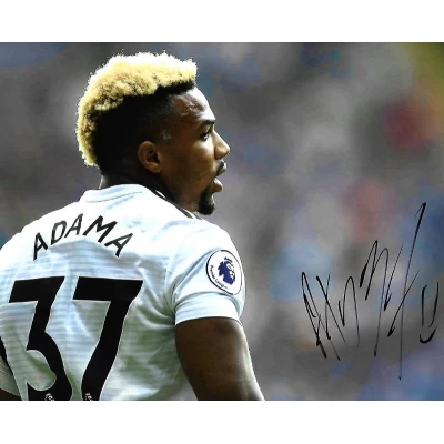 Adama Traore autograph AFTAL 1 (Wolves)