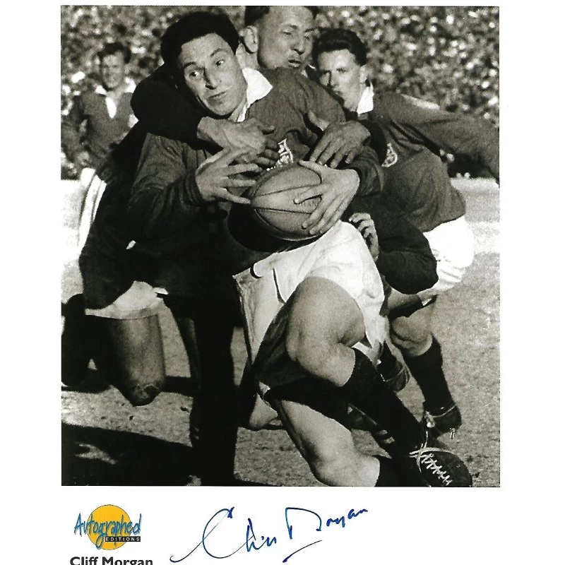 Cliff Morgan autograph