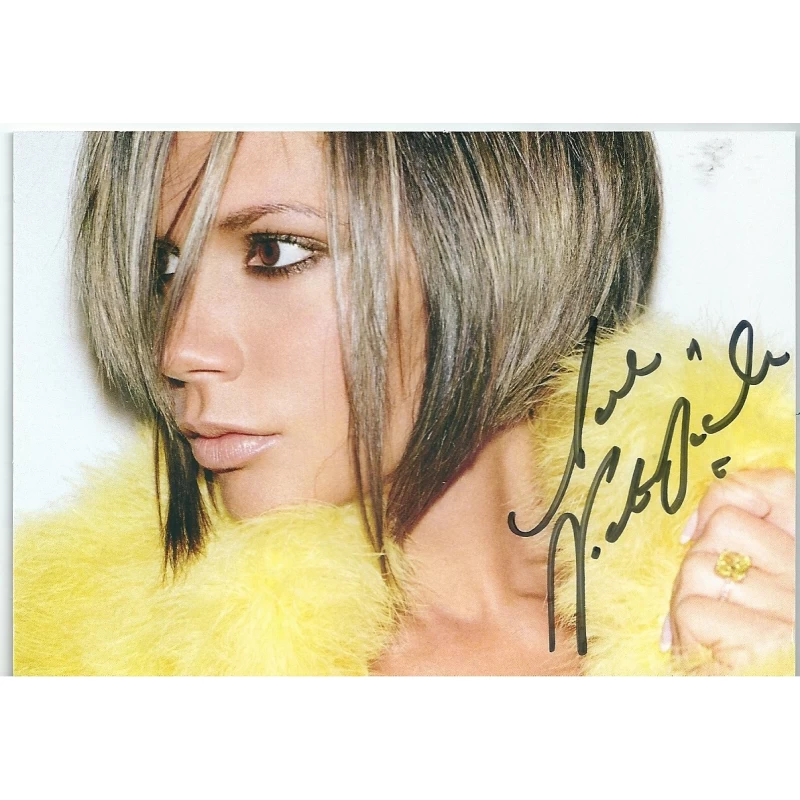 Victoria Beckham autograph