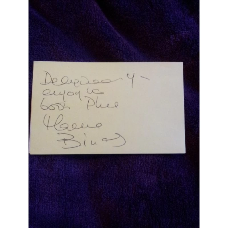 Maeve Binchy autograph