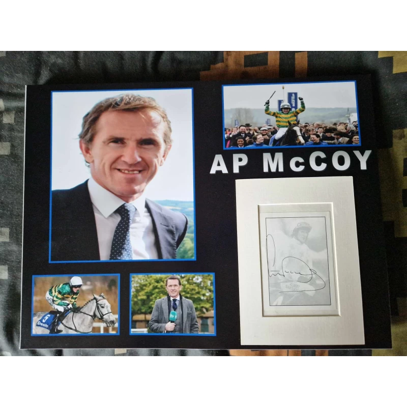 A P McCoy autograph