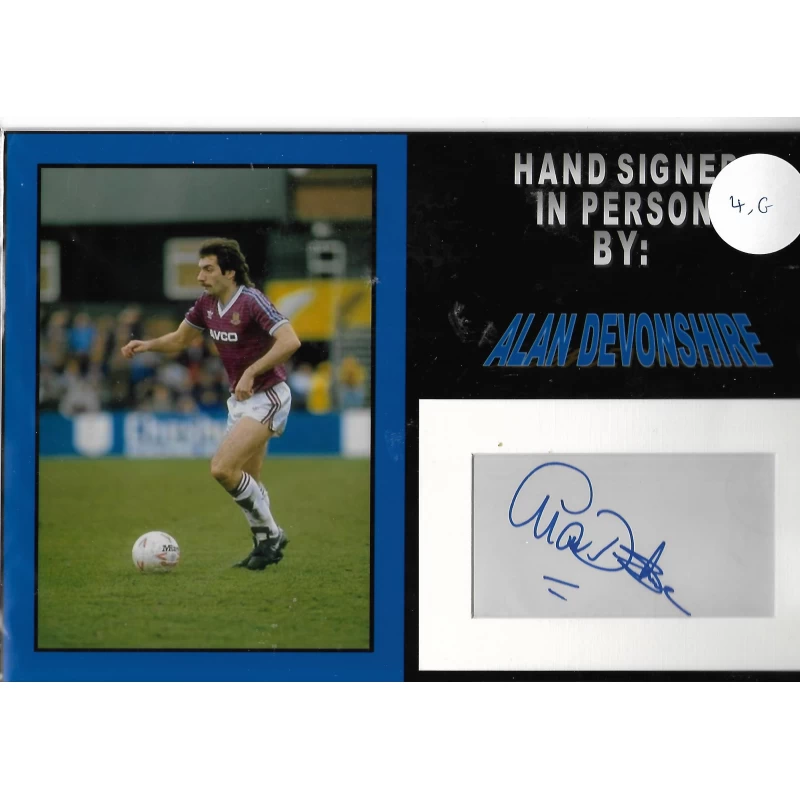 Alan Devonshire autograph