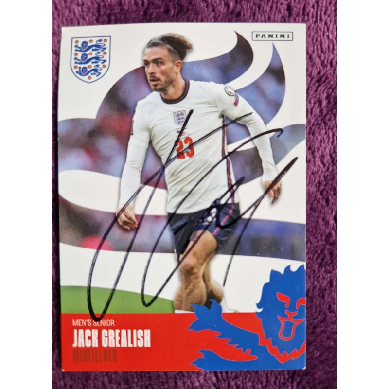 Jack Grealish autograph