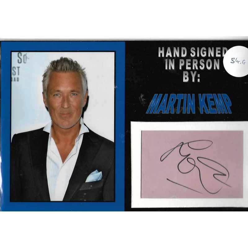 Martin Kemp autograph