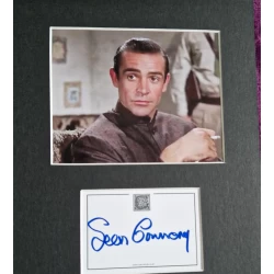 Sean Connery AFTAL autograph