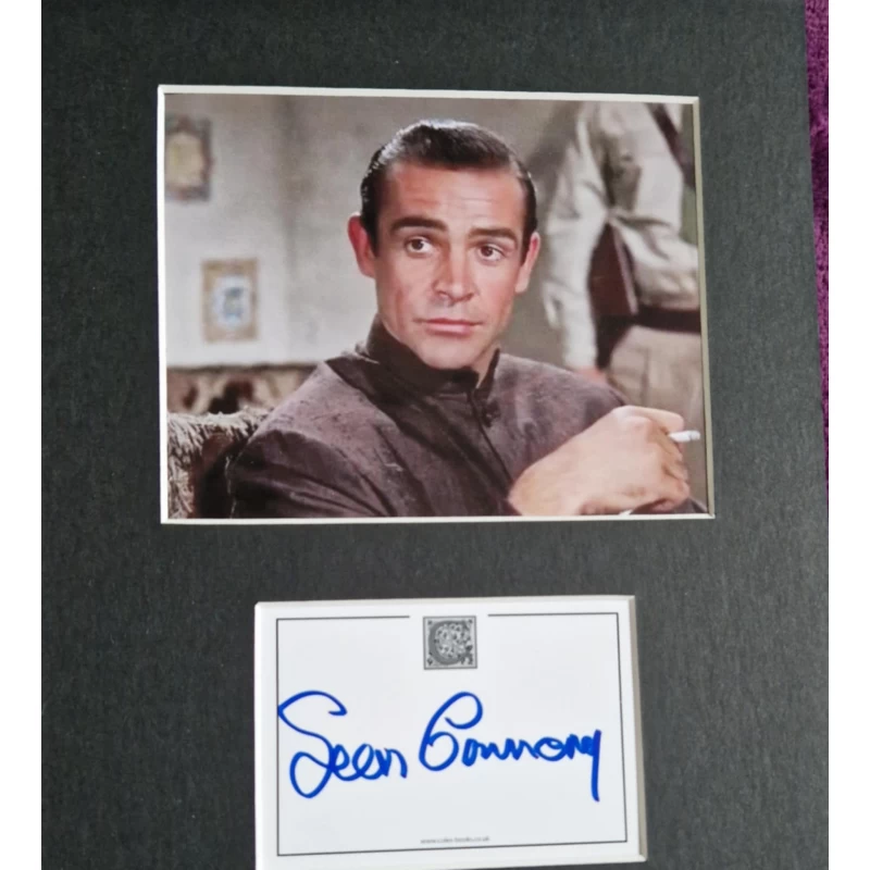 Sean Connery AFTAL autograph
